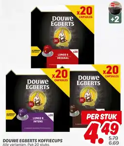 Dekamarkt Douwe egberts koffiecups aanbieding