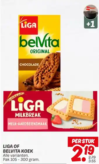 Dekamarkt Liga of belvita koek aanbieding
