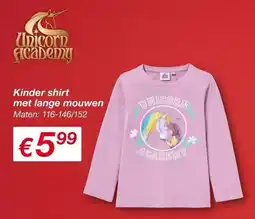 Kik Kinder shirt met lange mouwen aanbieding
