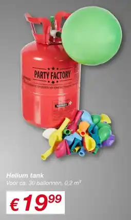 Kik Helium tank aanbieding