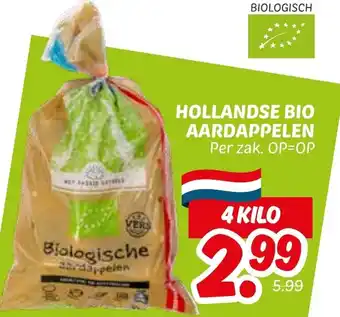 Dekamarkt Hollandse bio aardappelen aanbieding