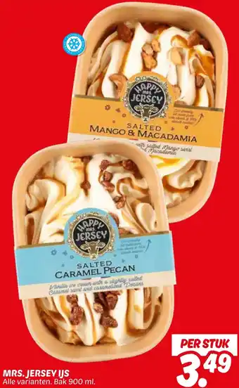 Dekamarkt Mrs. jersey ijs aanbieding