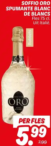 Dekamarkt Soffio oro spumante blanc de blancs aanbieding