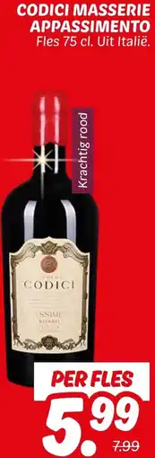 Dekamarkt Codici masserie appassimento aanbieding