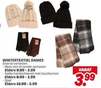 Dekamarkt Wintertextiel dames aanbieding