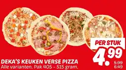 Dekamarkt Deka's keuken verse pizza aanbieding