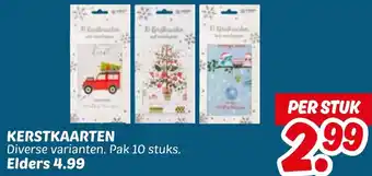 Dekamarkt Kerstkaarten aanbieding