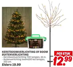 Dekamarkt Kerstboomverlichting of boom buitenverlichting aanbieding