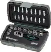 Conrad Brüder Mannesmann Dopsleutelset 28-delig M29185 aanbieding