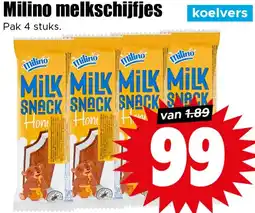 Dirk Milino melkschijfjes aanbieding