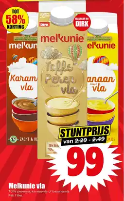 Dirk Melkunie vla aanbieding