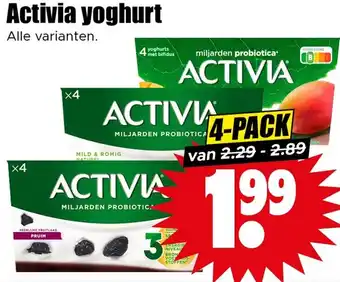 Dirk Activia yoghurt aanbieding