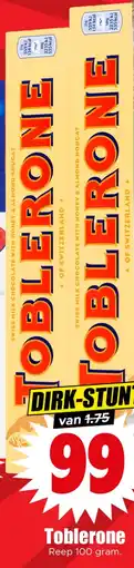 Dirk Toblerone aanbieding