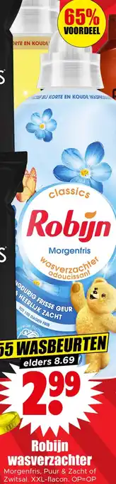 Dirk Robijn wasverzachter aanbieding