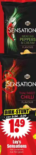 Dirk Lay's Sensations aanbieding