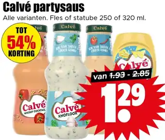 Dirk Calvé partysaus aanbieding