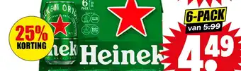 Dirk Heineken pils aanbieding