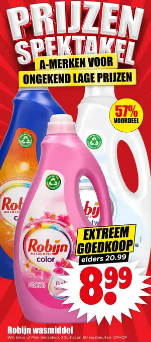 Dirk Robijn wasmiddel aanbieding