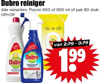 Dirk Dubro reiniger aanbieding