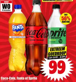 Dirk Coca-Cola, Fanta of Sprite aanbieding