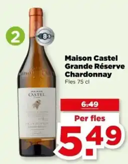 PLUS Maison Castel Grande Réserve Chardonnay aanbieding