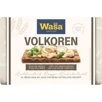 Dirk Wasa Knäckebröd volkoren aanbieding