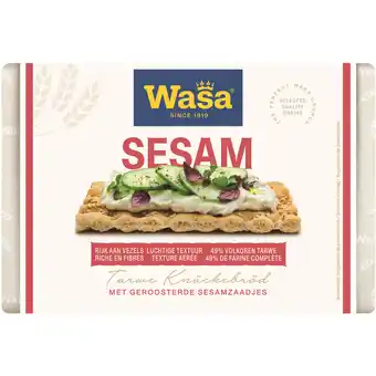 Dirk Wasa Knäckebröd sesam aanbieding