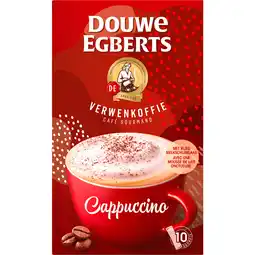 Dirk Douwe Egberts Oploskoffie cappuccino 10 st aanbieding