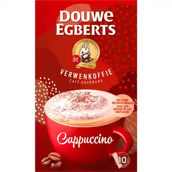 Dirk Douwe Egberts Oploskoffie cappuccino 10 st aanbieding