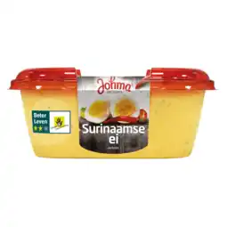 Dirk Johma Surinaamse ei salade aanbieding