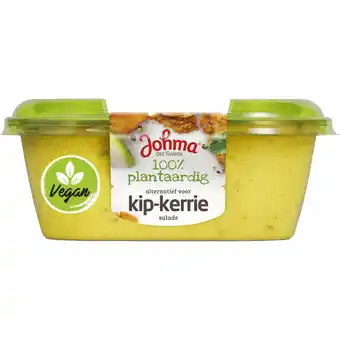 Dirk Johma Salade kip-kerrie 100% plantaardig aanbieding