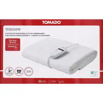 Dirk Tomado Elektrische deken 150 x 80cm aanbieding