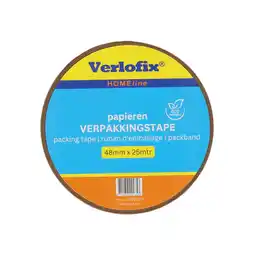 Dirk Verpakkingstape papier 48mm x 25m aanbieding