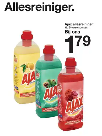 Zeeman Ajax allesreiniger aanbieding