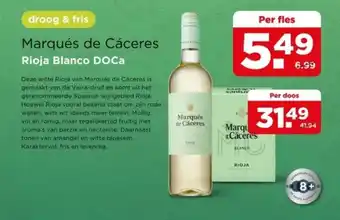 PLUS Marqués de Cáceres Rioja Blanco DOCa aanbieding