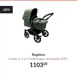 Babypark Bugaboo Donkey 5, 2 in 1 kinderwagen aanbieding
