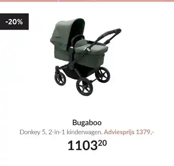 Babypark Bugaboo Donkey 5, 2 in 1 kinderwagen aanbieding