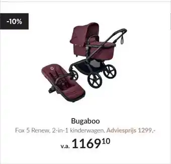 Babypark Bugaboo Fox 5 Renew, 2-in-1 kinderwagen aanbieding