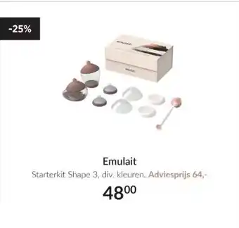 Babypark Emulait Starterkit Shape 3 aanbieding