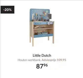 Babypark Little Dutch Houten werkbank. aanbieding
