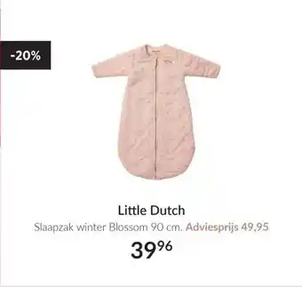 Babypark Little Dutch Slaapzak winter Blossom aanbieding