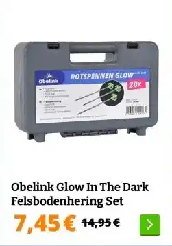 Obelink Obelink Glow In The Dark Felsbodenhering Set aanbieding