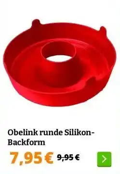Obelink Obelink runde Silikon-Backform aanbieding