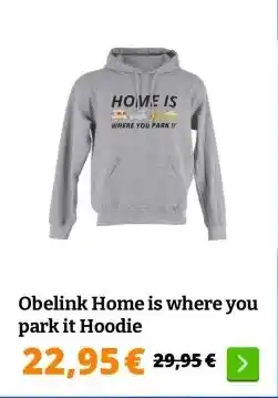 Obelink Obelink Home is where you park it Hoodie aanbieding