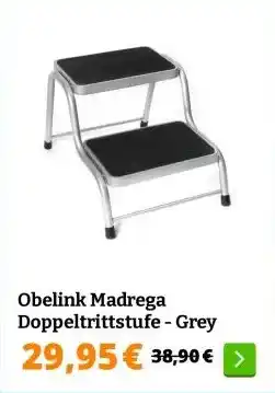 Obelink Obelink Madrega Doppeltrittstufe - Grey aanbieding