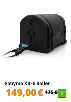 Obelink Sanymo XB-6 Boiler aanbieding