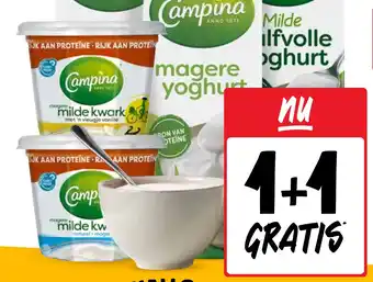 Campina kwark of yoghurt