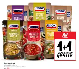 Jumbo Unox soep in zak aanbieding