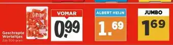 Vomar Voordeelmarkt Geschrapte Worteltjes aanbieding