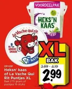 Vomar Voordeelmarkt Heksn' kaas of La Vache Qui Rit Puntjes XL aanbieding
